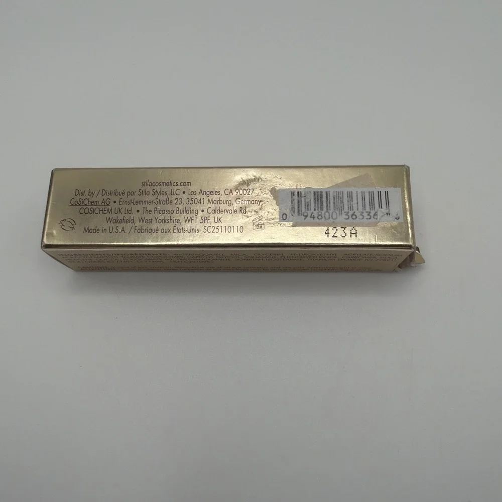 Stila Suede Shade Sheer Pewter Liquid Eye Shadow 4.5mL New‎