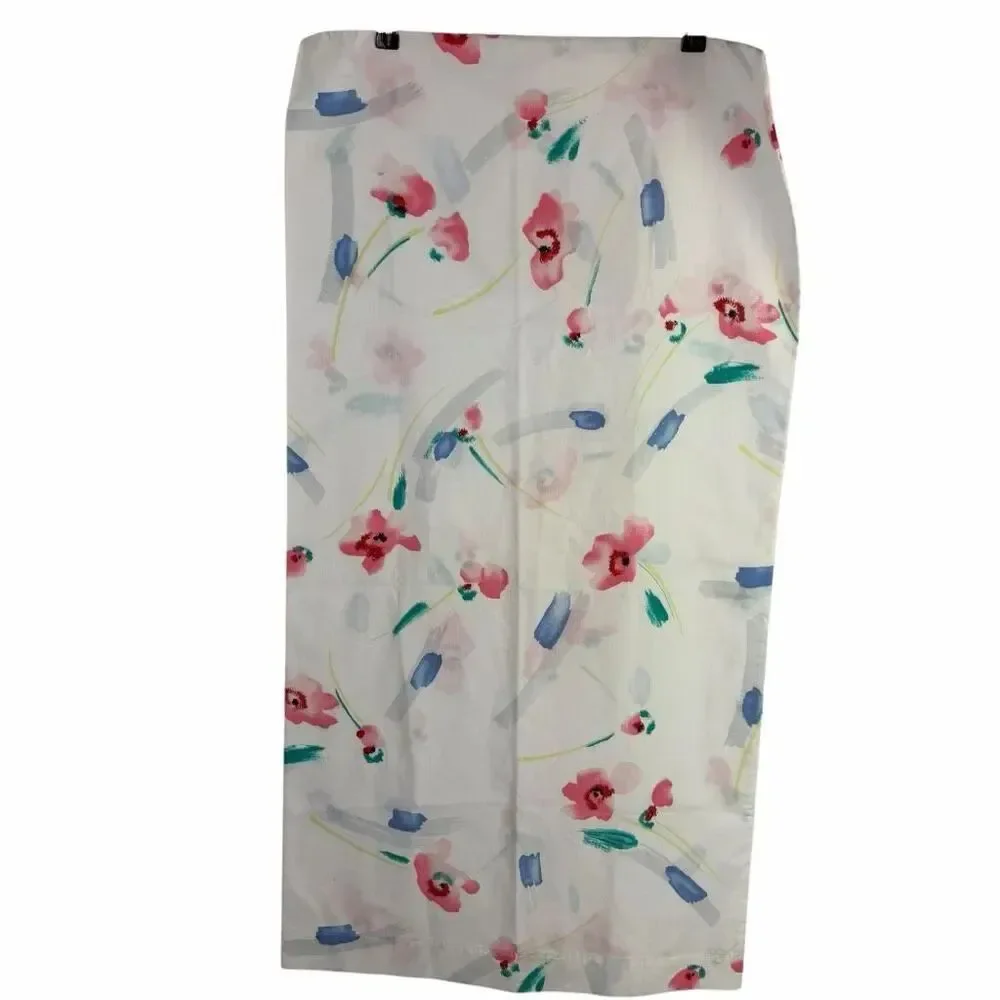 Springmaid King Pillowcase Set White Floral