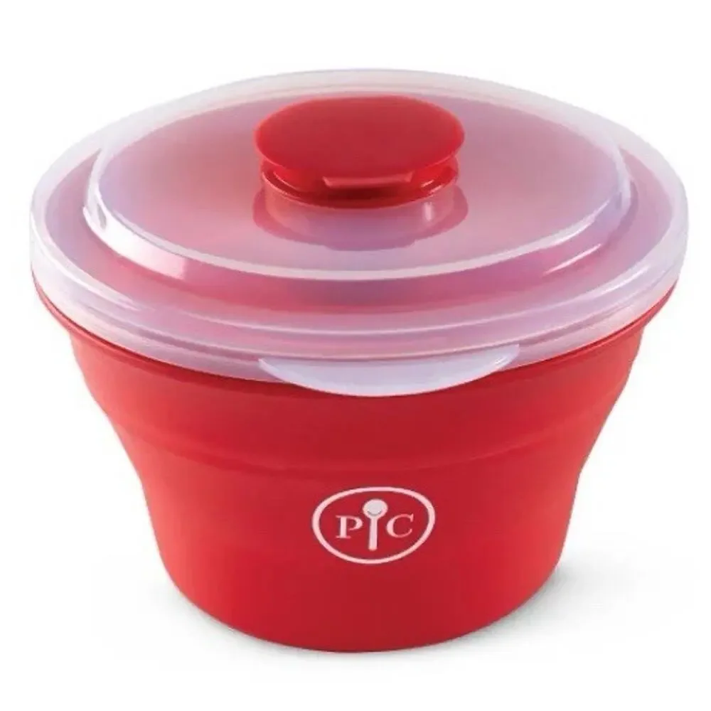 Pampered Chef Family-Size Microwave Popcorn Maker Red Popper New Sealed‎ 1457