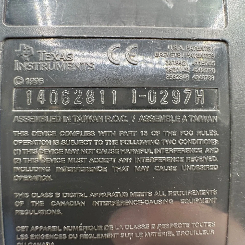 Texas Instruments this listing