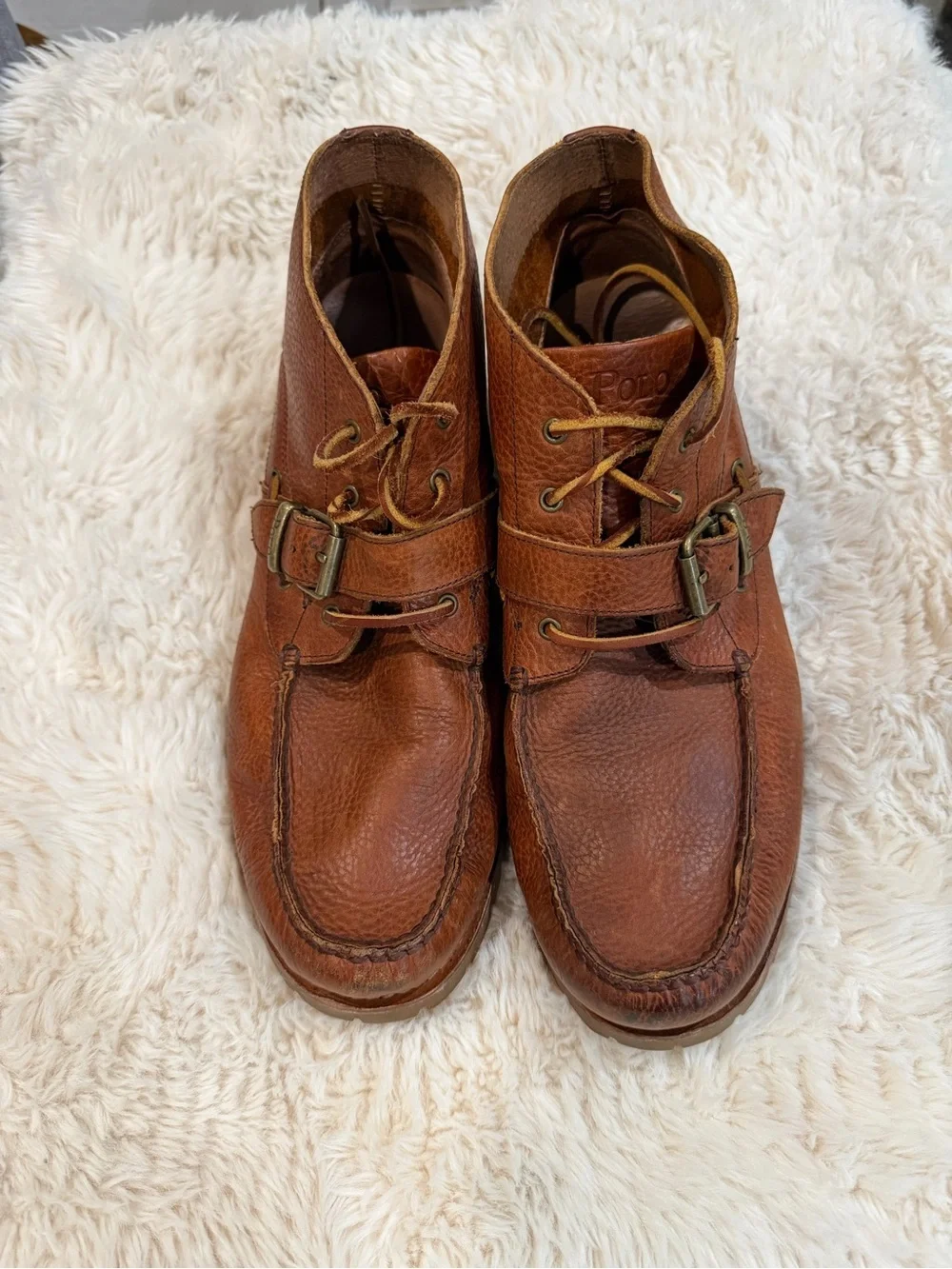 Polo Ralph Lauren rugged leather