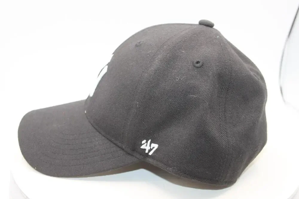 New York Yankees Hat Cap Strap Back Youth One Size Black MLB Baseball '47