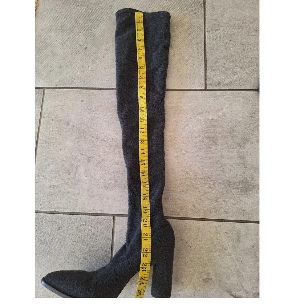 Valter Steiger long stocking‎ heel gray boots size 36.5