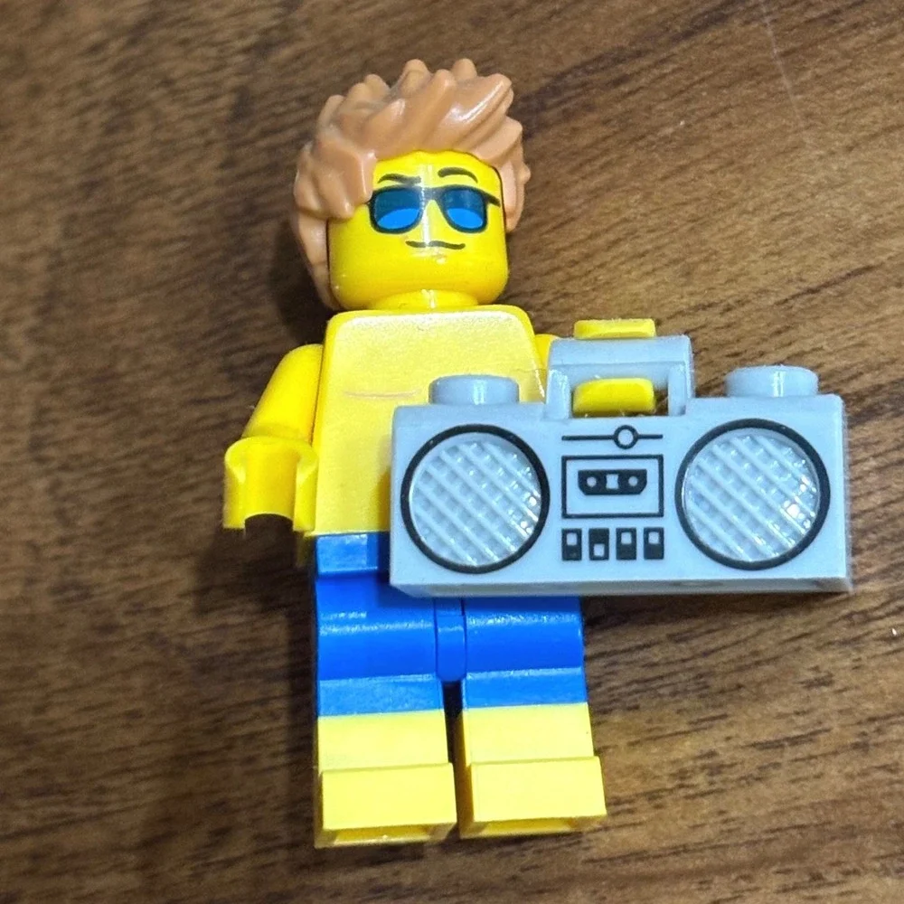 Lego minifigure surfer