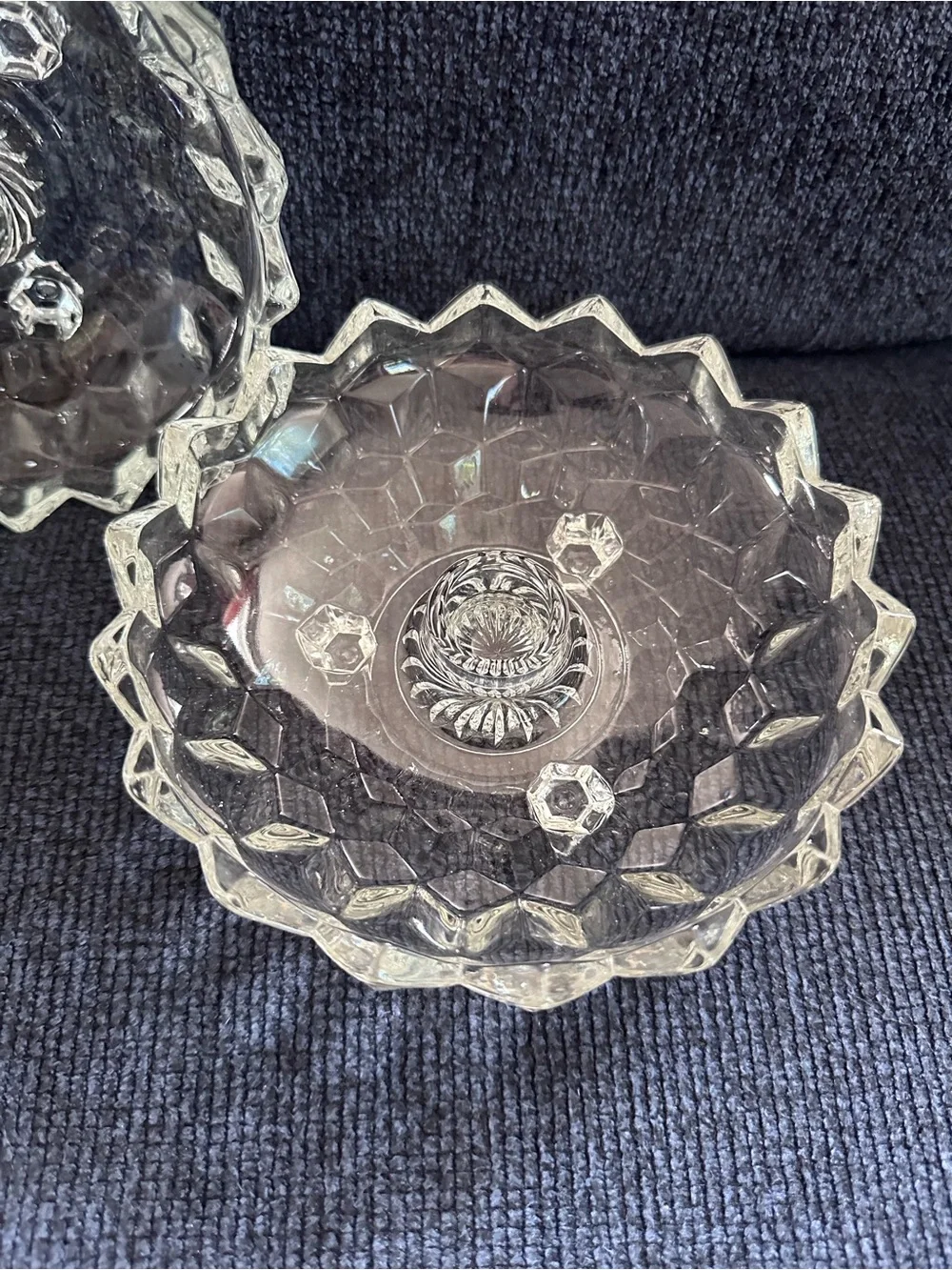 Fostoria pair vintage
