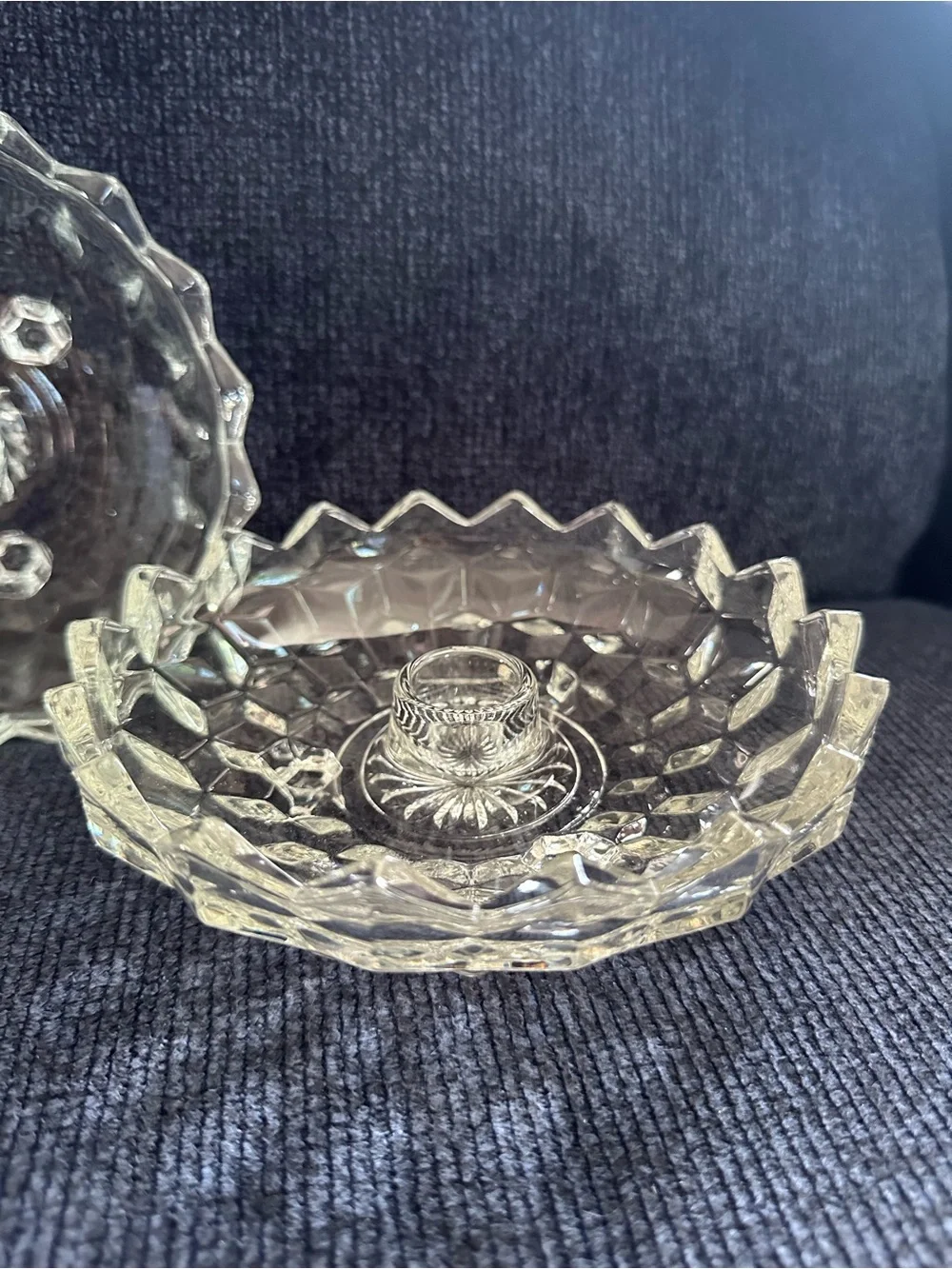 Fostoria pair vintage