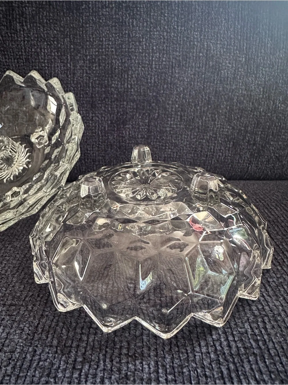 Fostoria pair vintage