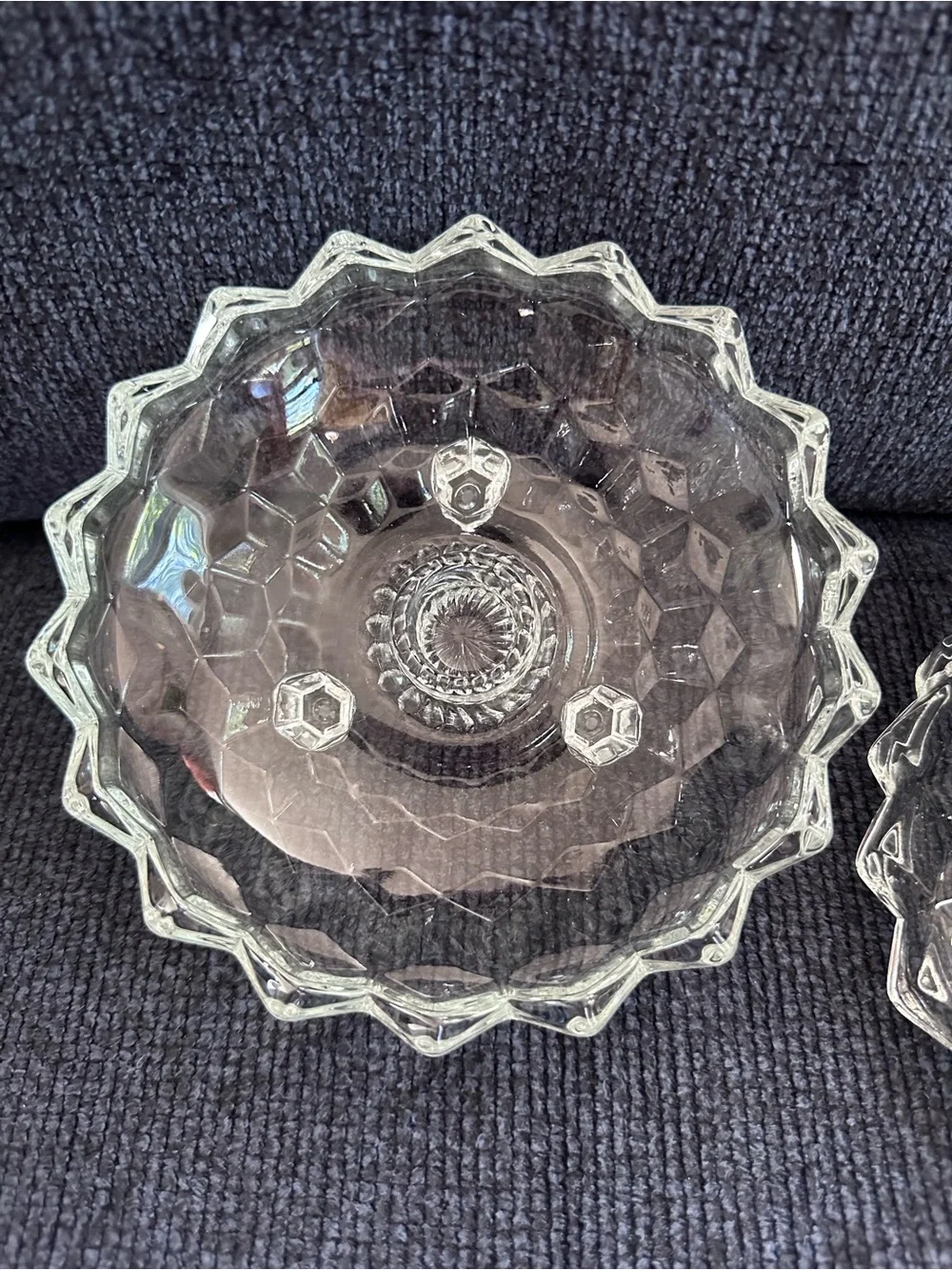 Fostoria pair vintage