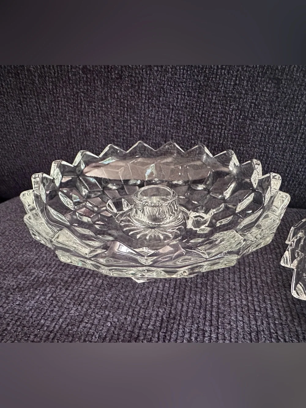 Fostoria pair vintage