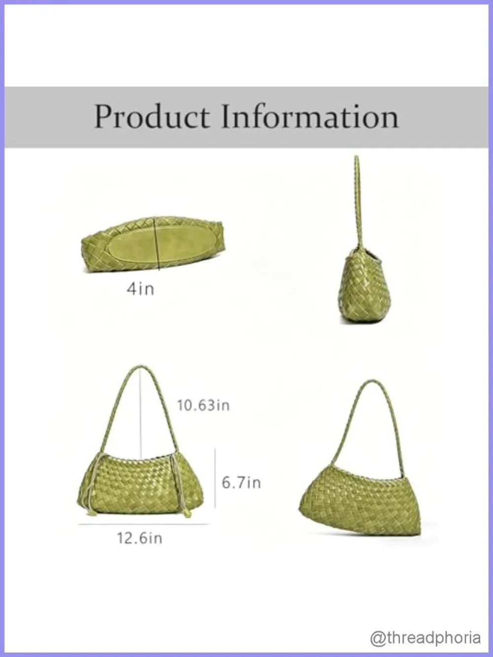 Hand Woven Leather Shoulder Bag Hobo Purse Drawstring