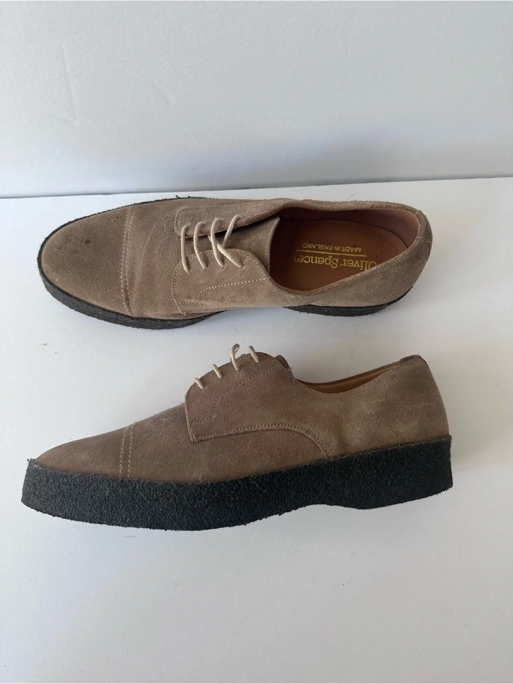Oliver Spencer Taupe Suede Chukka Boots - Taupe