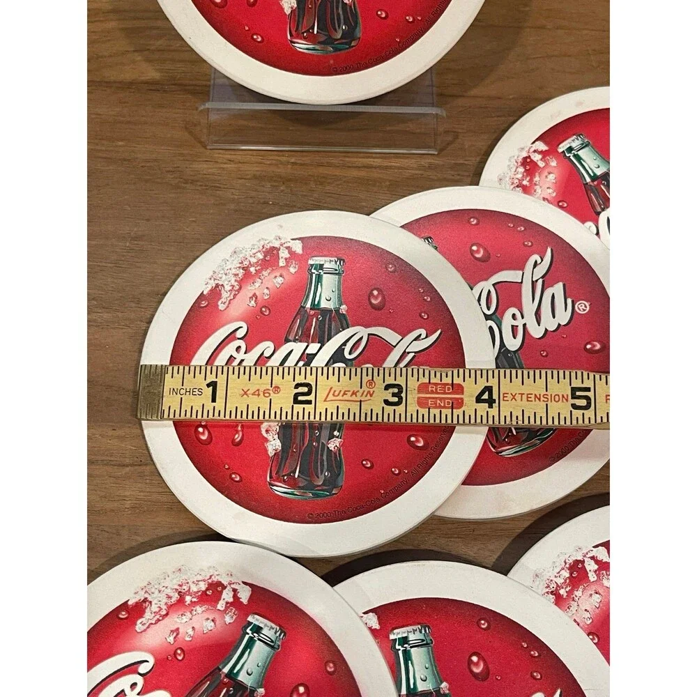 Vintage Collectible Coca-Cola 8 Coasters 2000