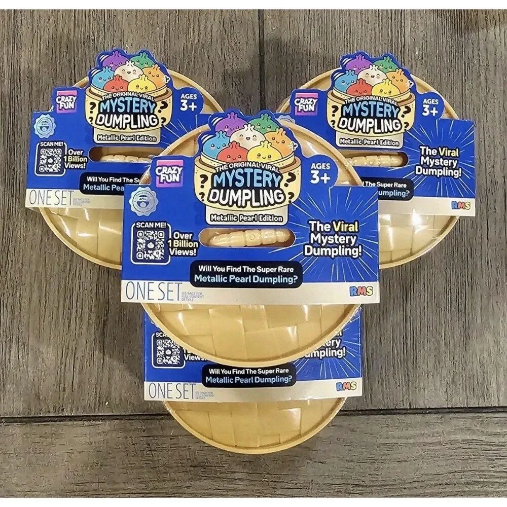 New Original Viral Mystery Dumpling Metallic Pearl Edition NEW sealed 4 PACK