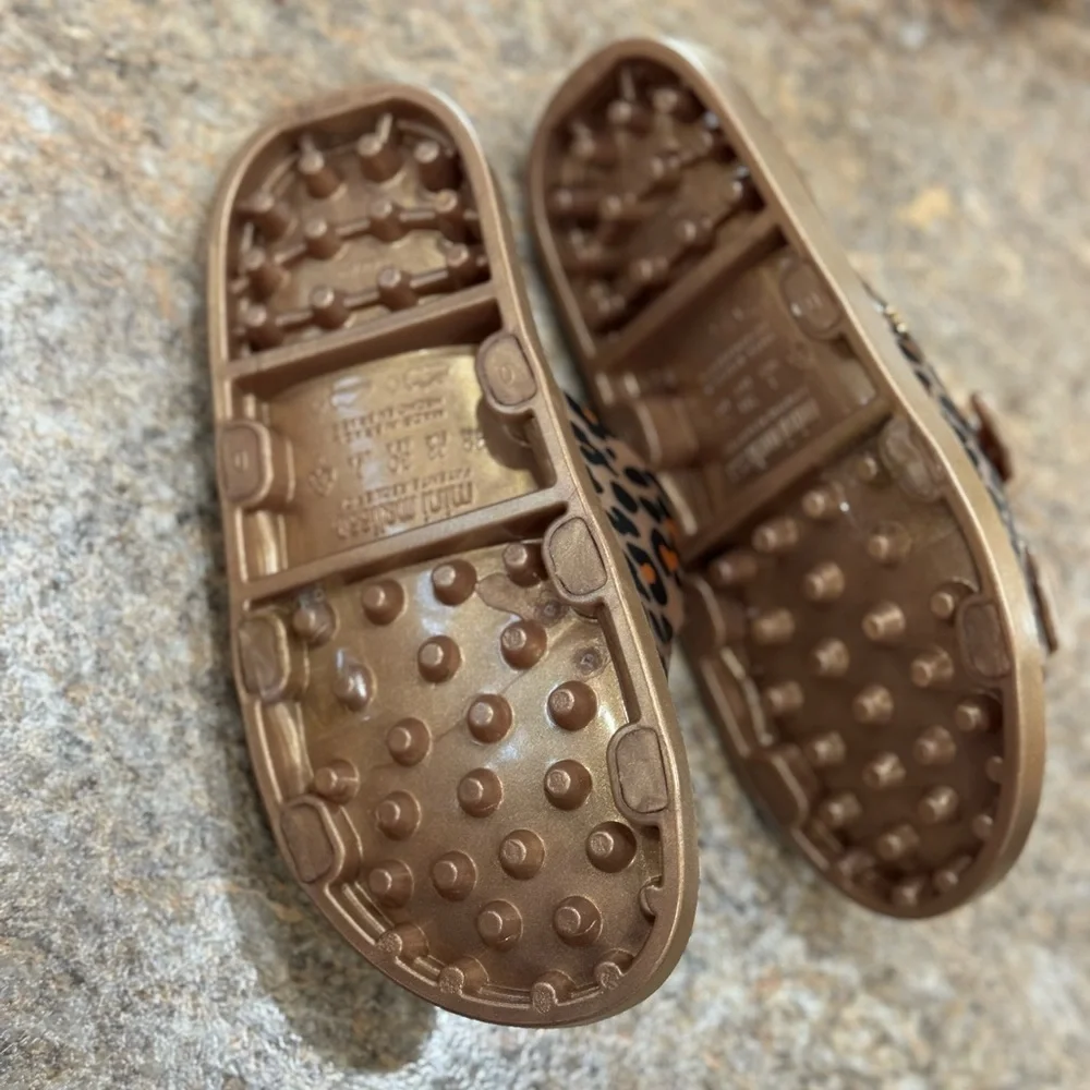 New Mini Melissa Chettah Slide Sandals