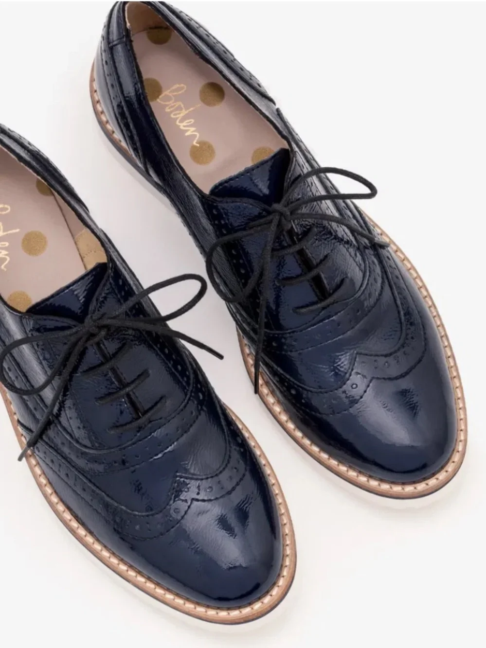 Boden patent leather