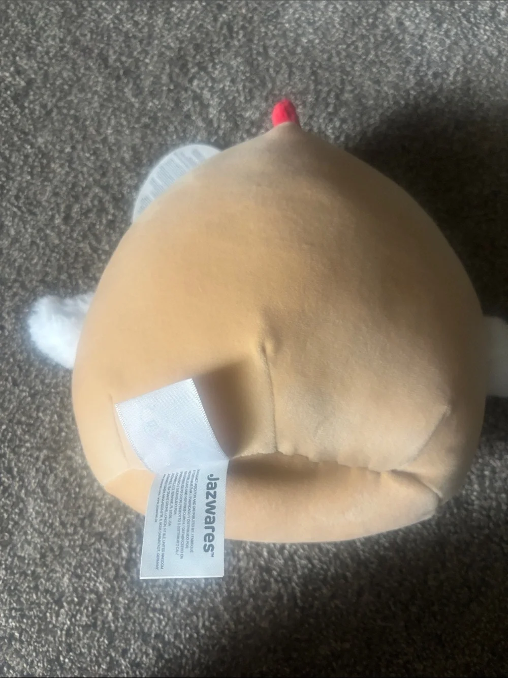 Plush Chick Small Pets Cushion - Cream and White
