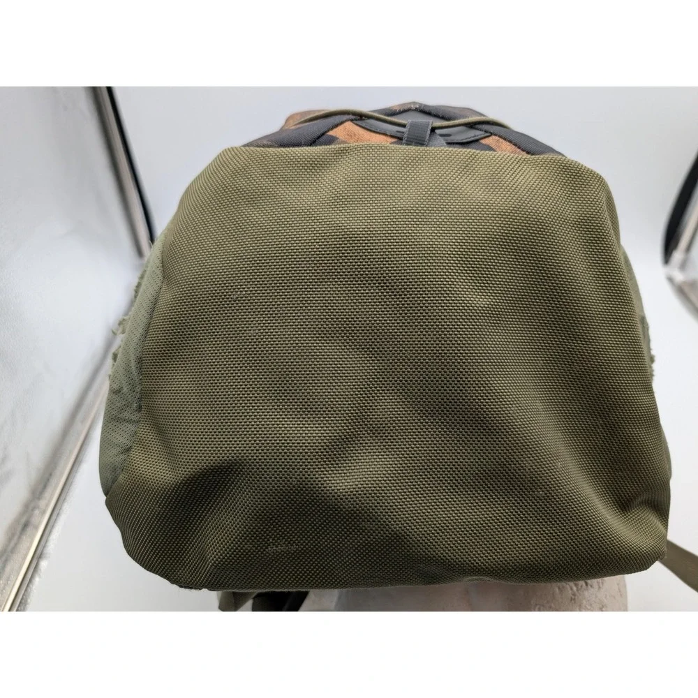 The North Face Borealis Backpack Camo Olive Green Bungee Cord Gorpcore Bag
