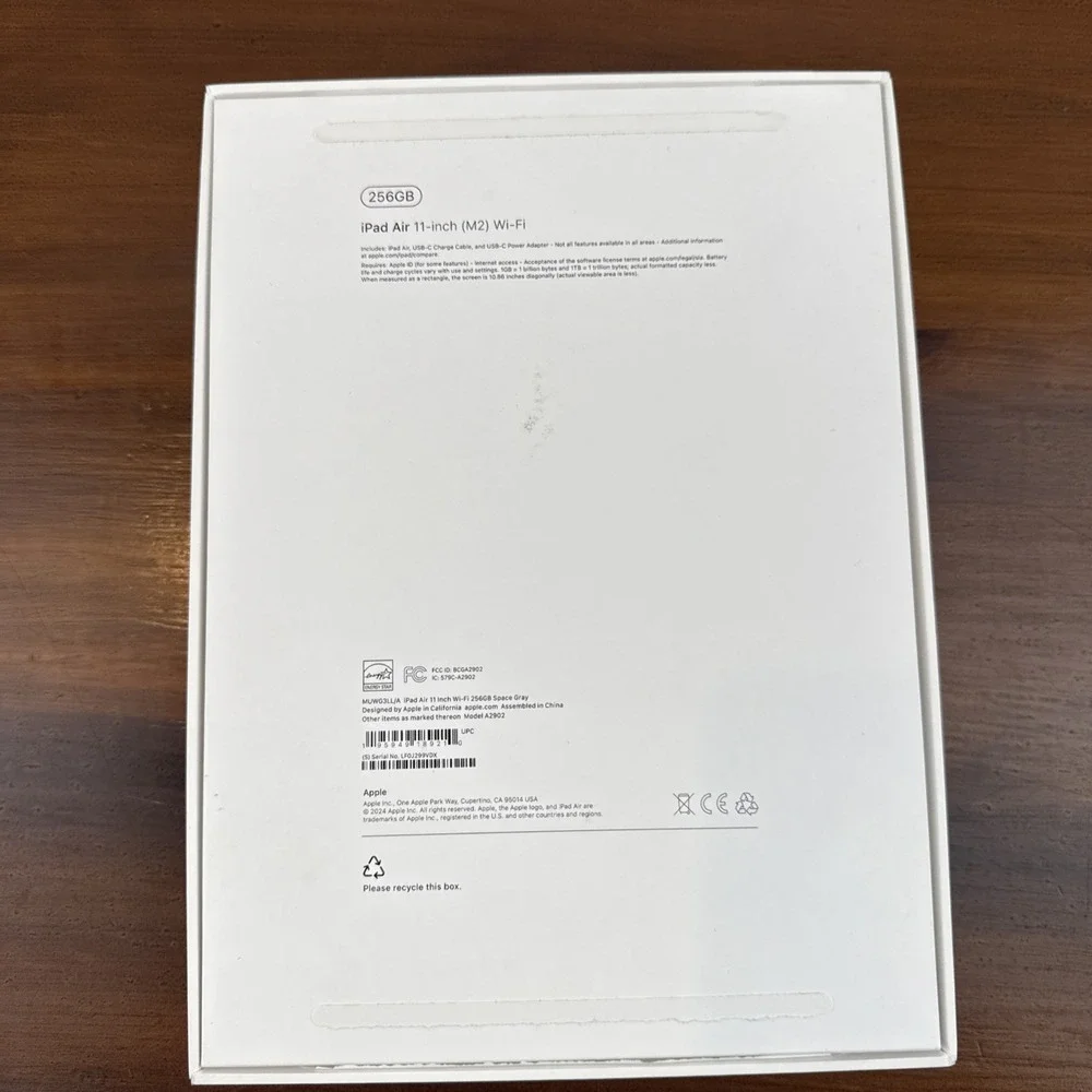 Apple carefully receive gray