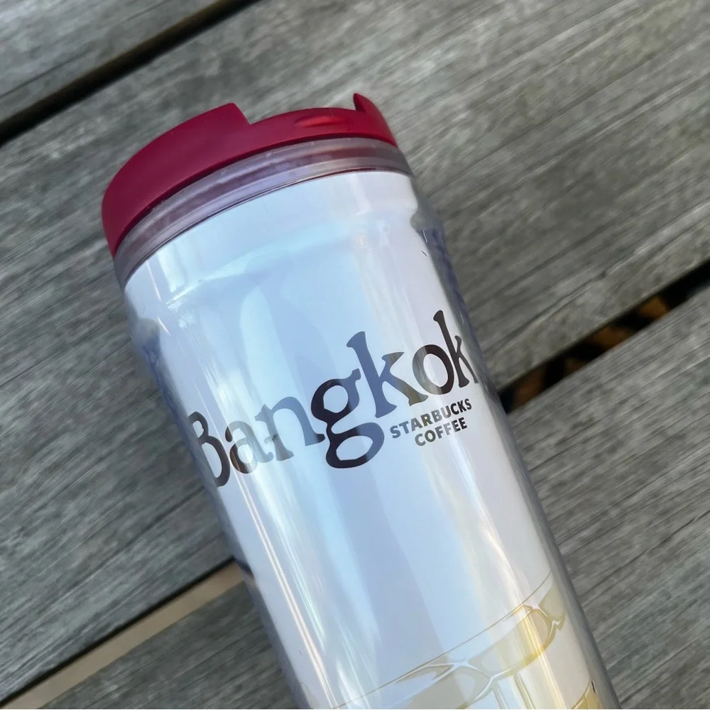Starbucks Bangkok Travel Icon Series Tumbler Coffee Cup with Lid 12oz