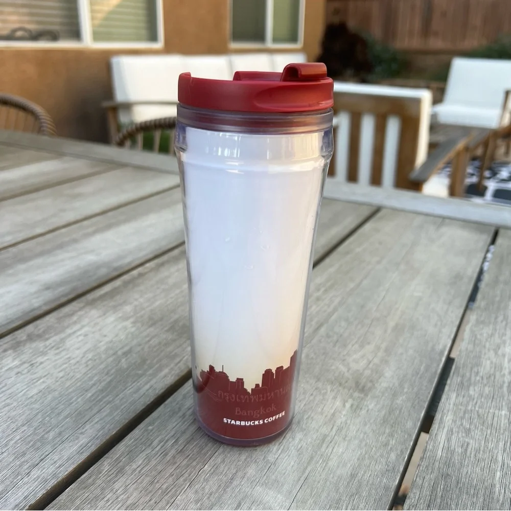 Starbucks Bangkok Travel Icon Series Tumbler Coffee Cup with Lid 12oz