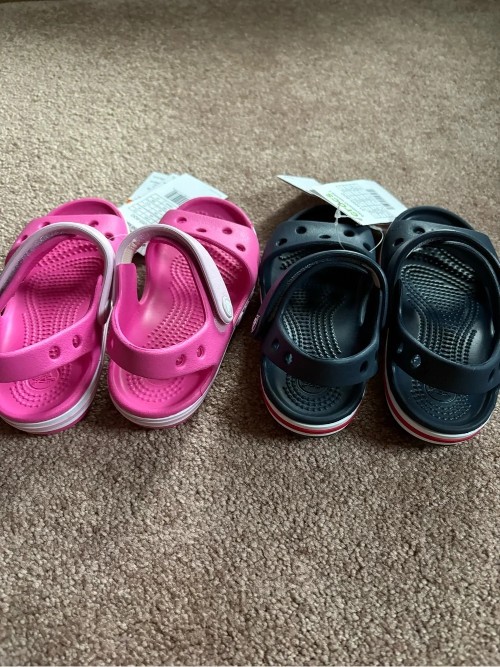 CROCS blue no shows