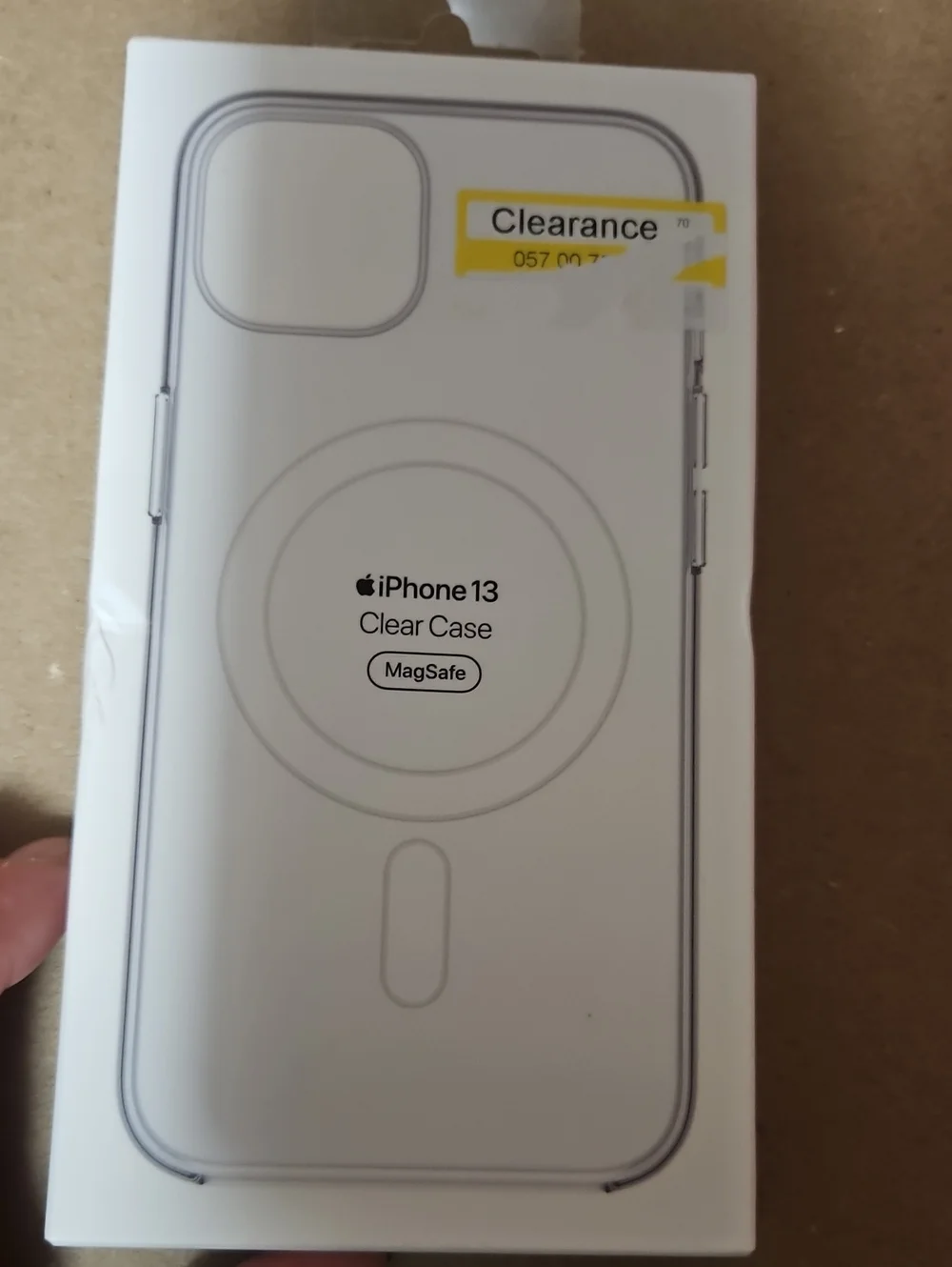 APPLE IPHONE 13 CLEAR CASE: NEW IN BOX