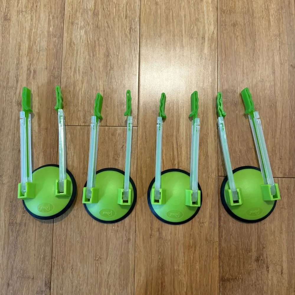 4 Pack of Hands Free Baggy Rack for Food Prep