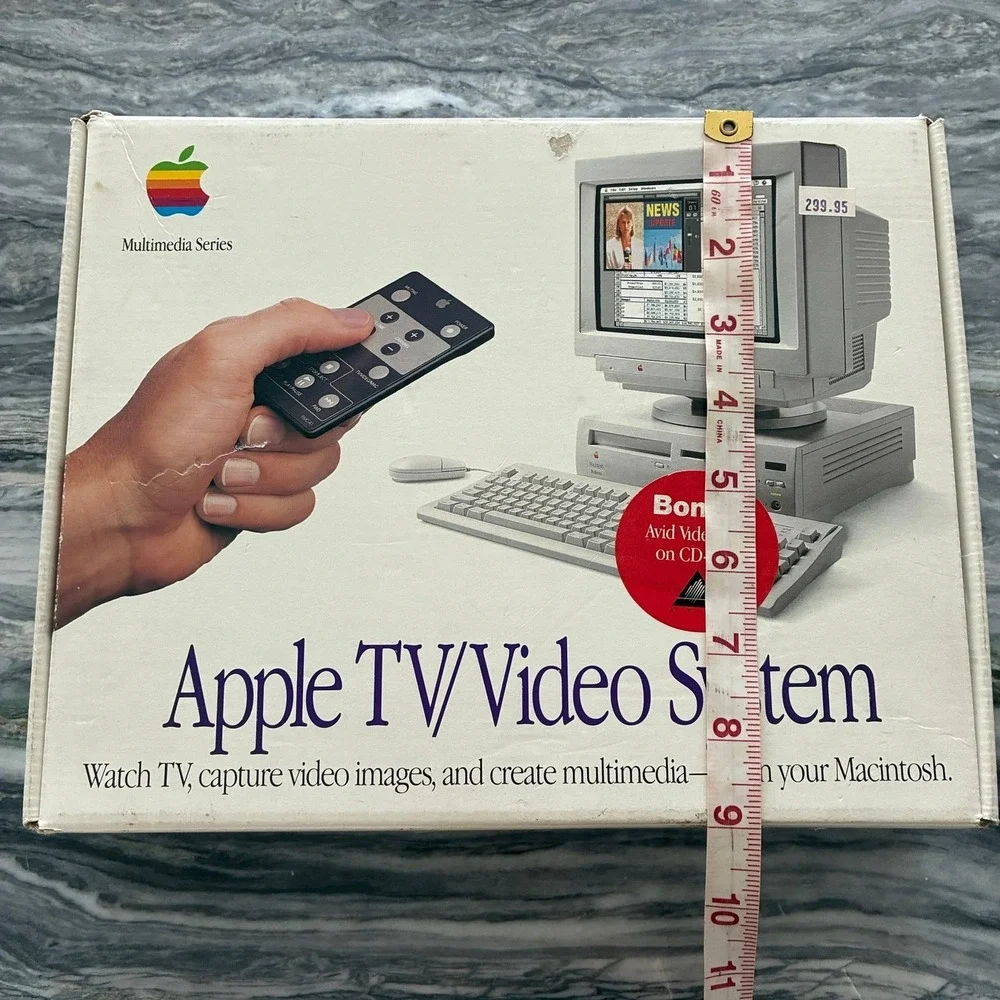 Vintage Apple TV Video System Original BOX ONLY M2896LL/A Macintosh Multimedia