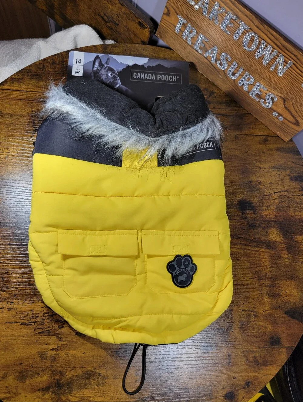 Canada Pooch size 14 True North Parka with Faux Fur Trim hood
