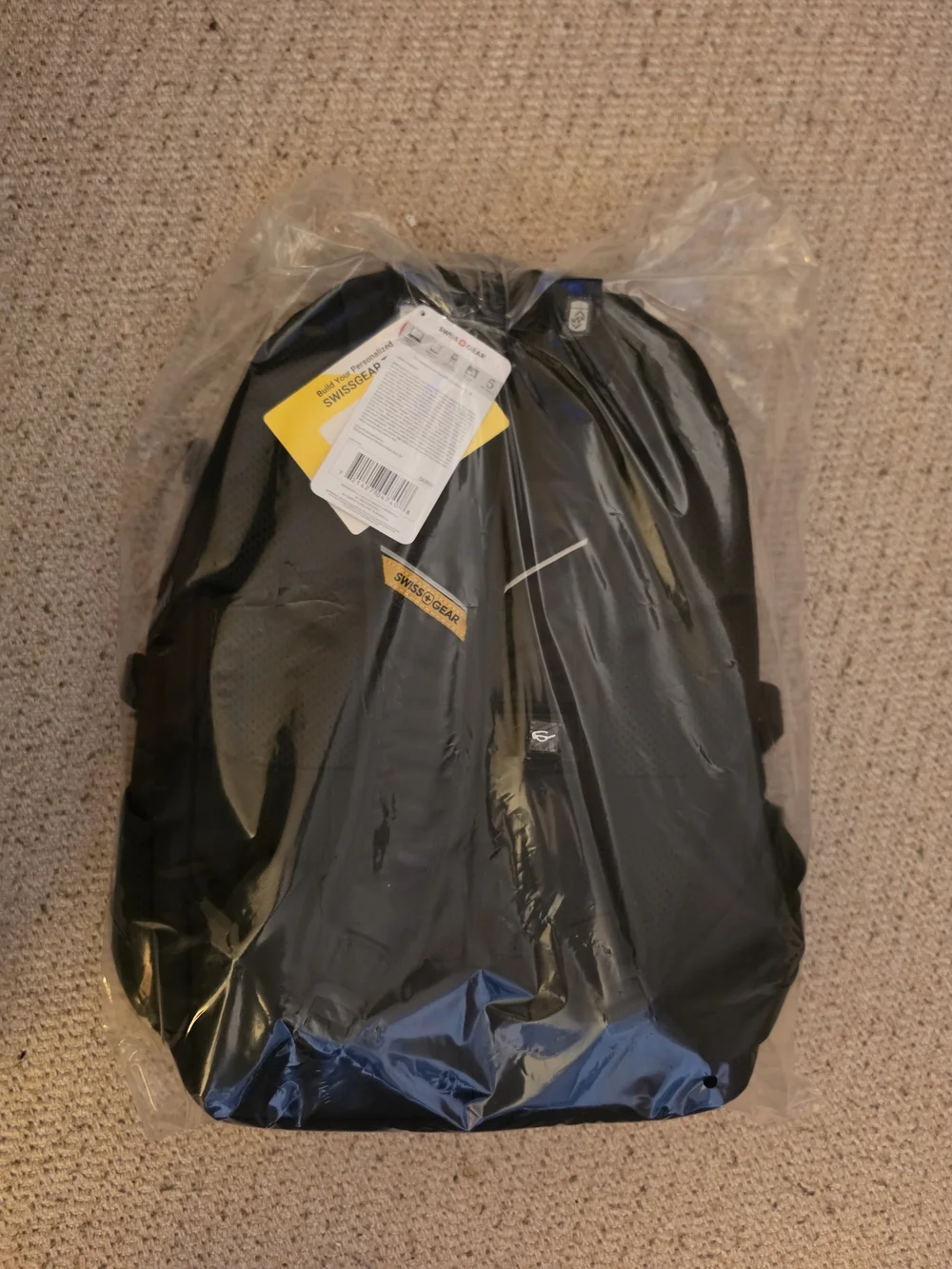 SwissGear Black & Yellow Multi-Compartment Laptop Backpack