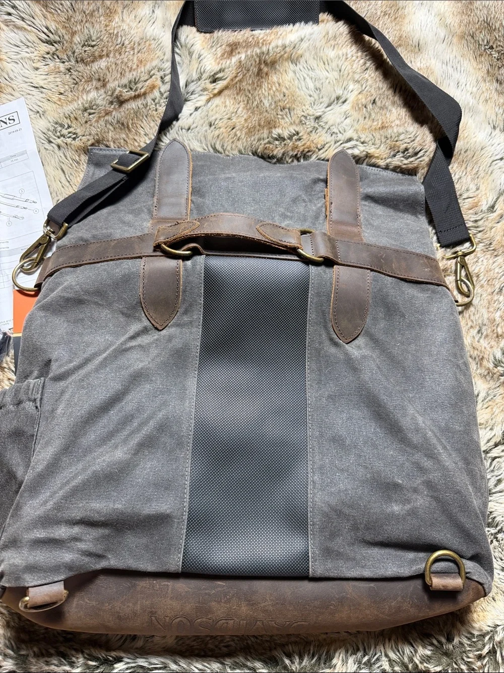 Harley-Davidson gray canvas