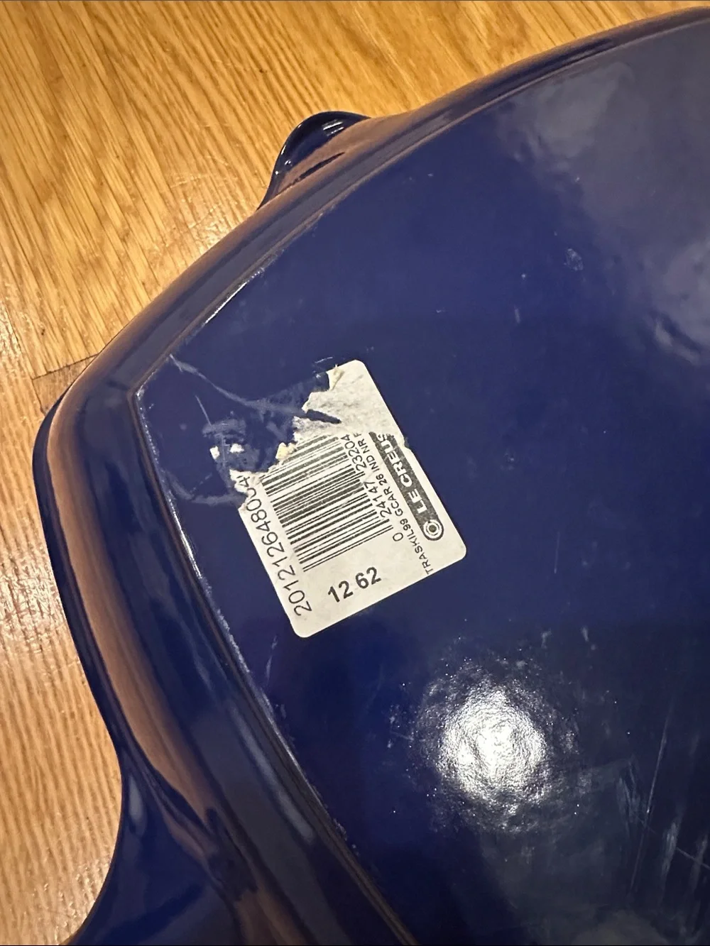💙 LE CREUSET Cast-Iron Square Grill Pan Blue