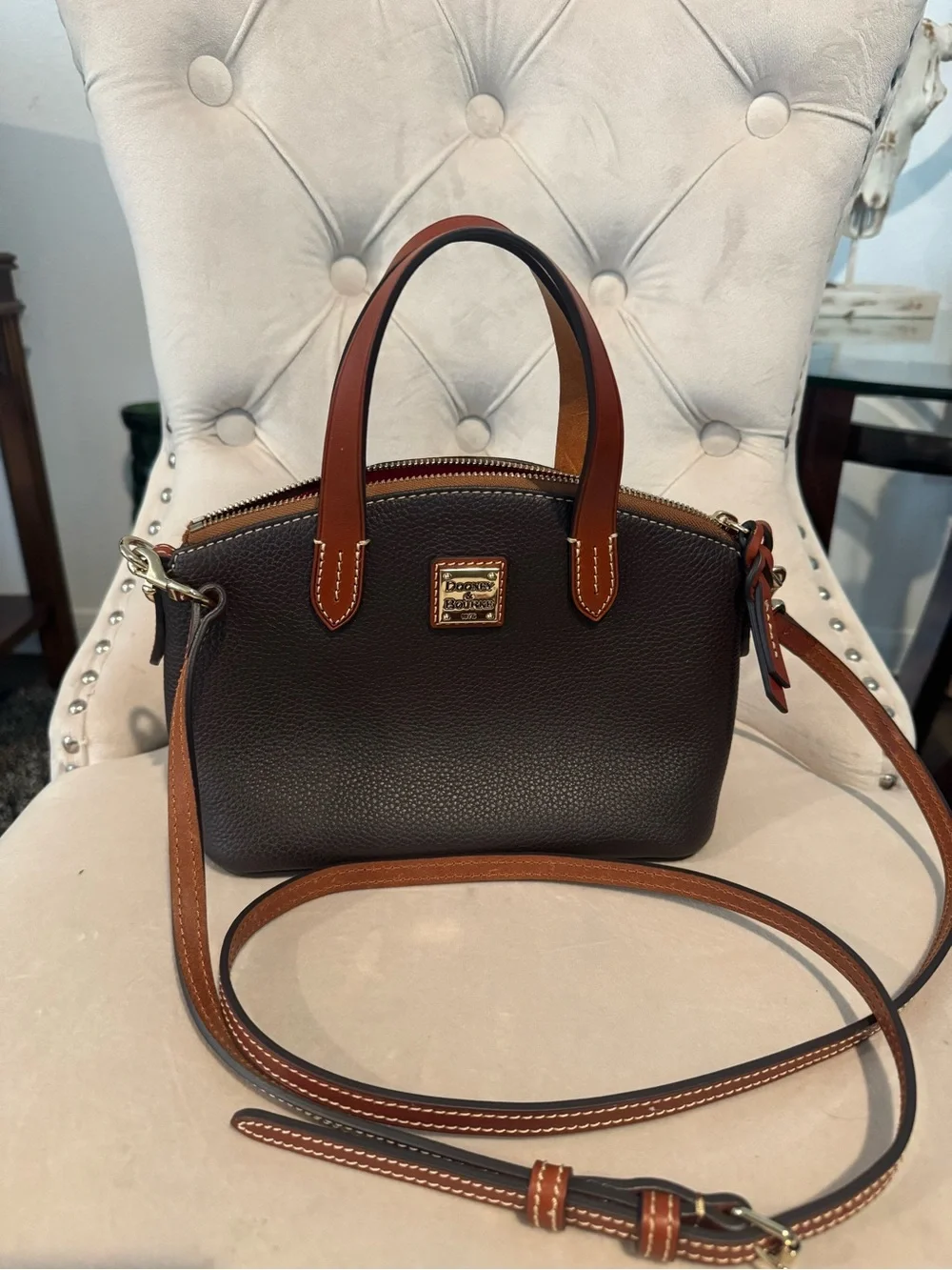 Dooney & Bourke structured pebbled