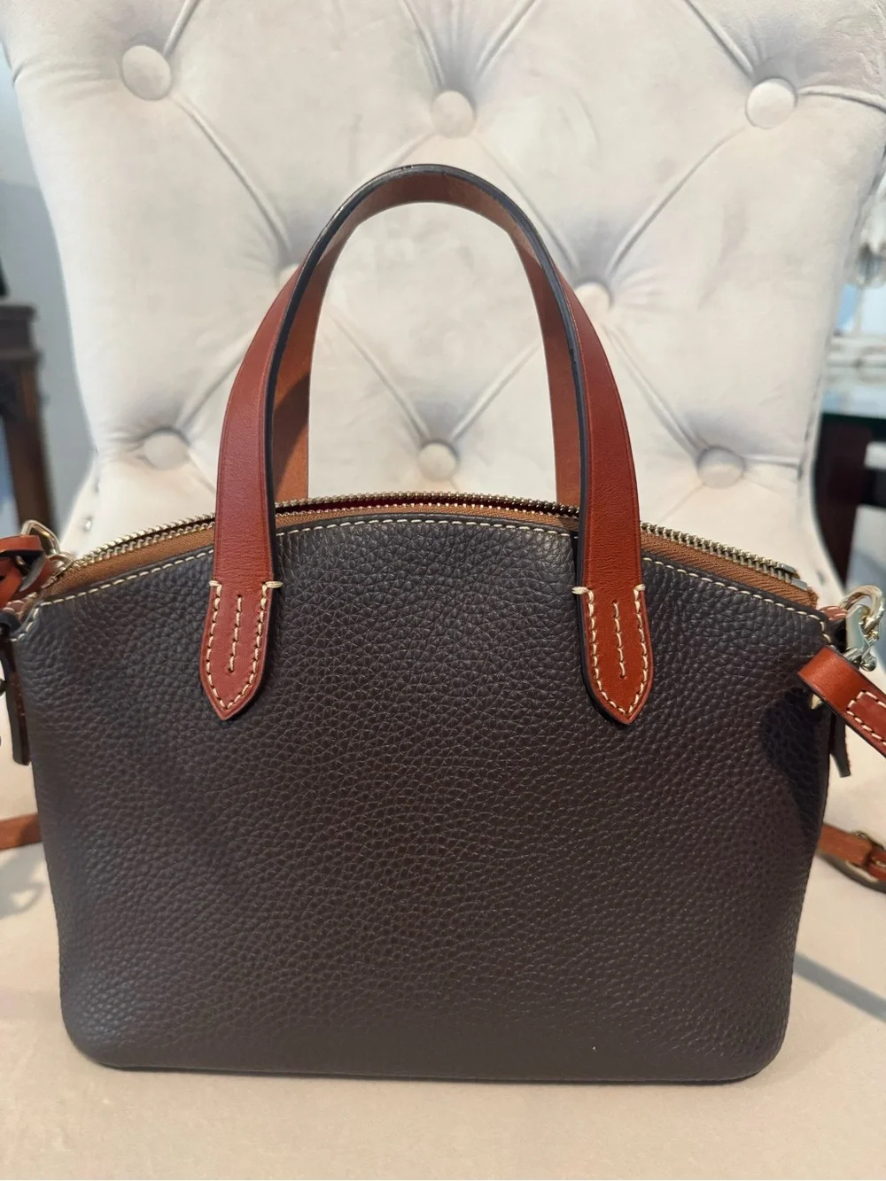 Dooney & Bourke structured pebbled