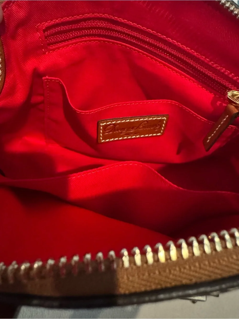Dooney & Bourke structured pebbled