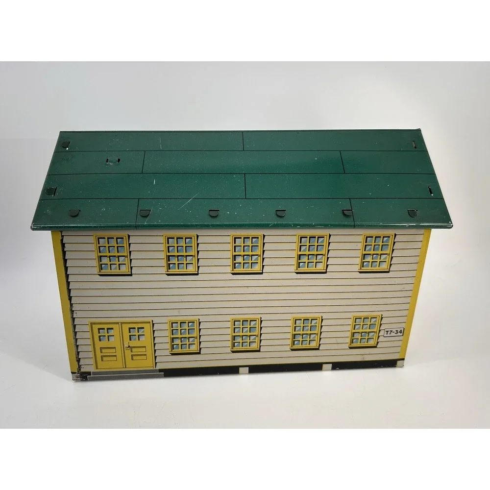 Vintage MARX T7-34 US Armed Forces‎ Training Center Tin Litho Building CO. A