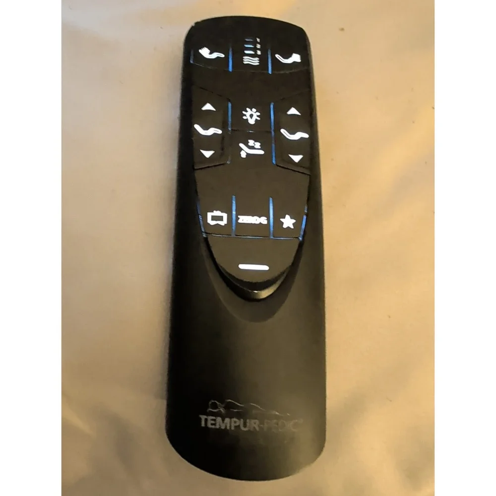 OEM Tempur-Pedic Black Remote RF358A‎ JLDK.33.01.22 Ergo