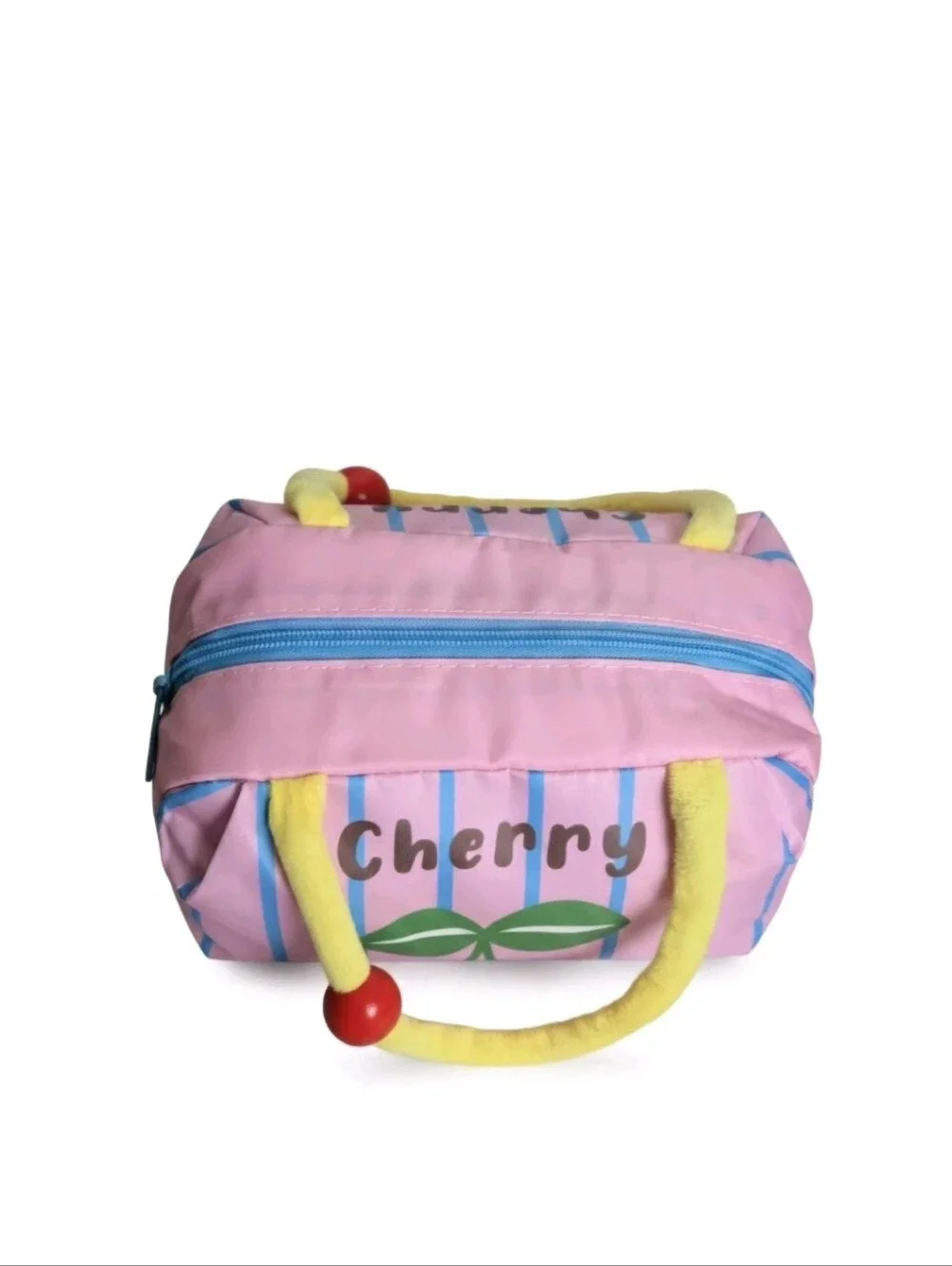 Cartoon Cherry Print Insulated Lunch Bag Snacks Cooler Tote Girls Cherries New