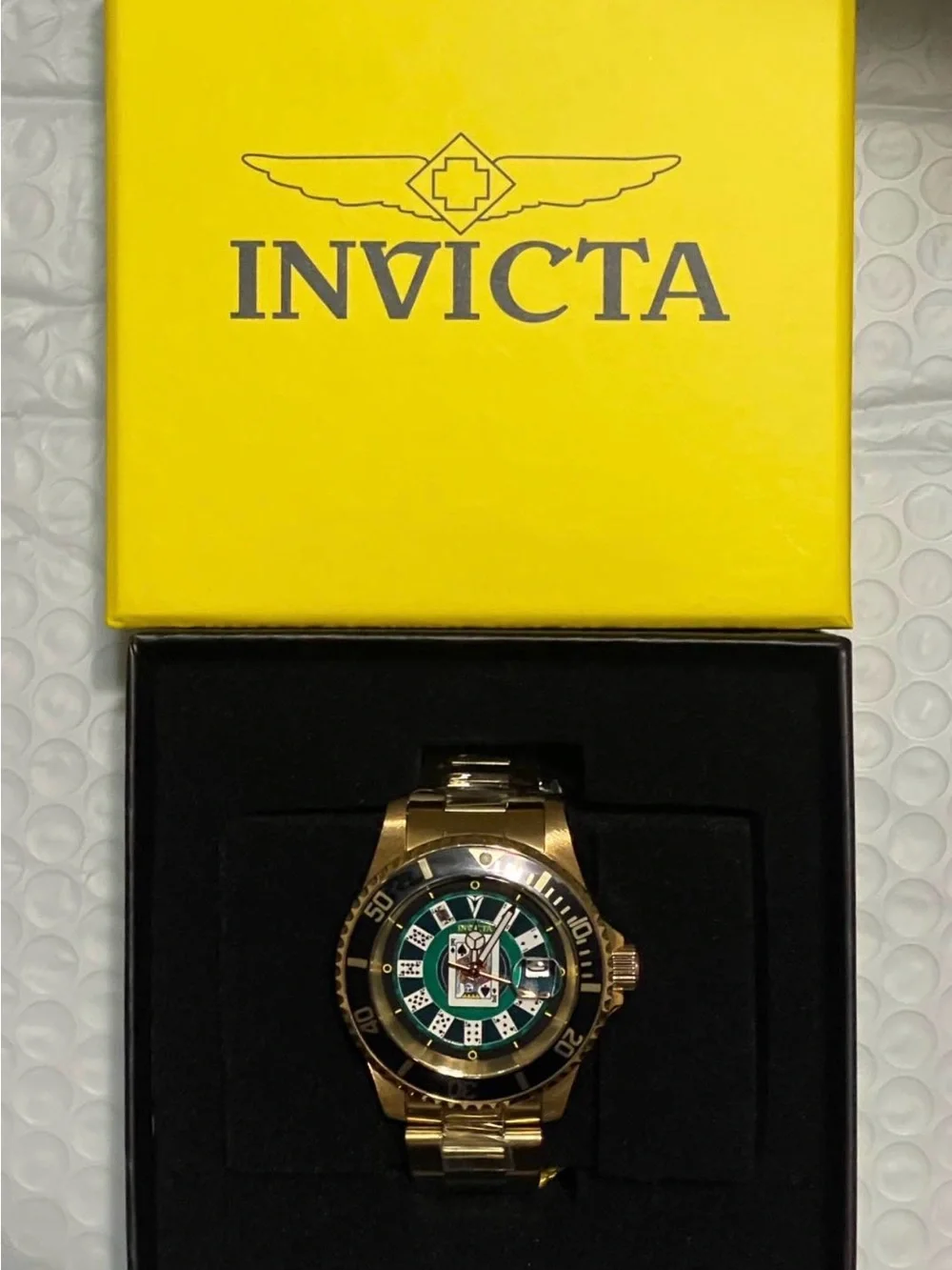 Invicta face up
