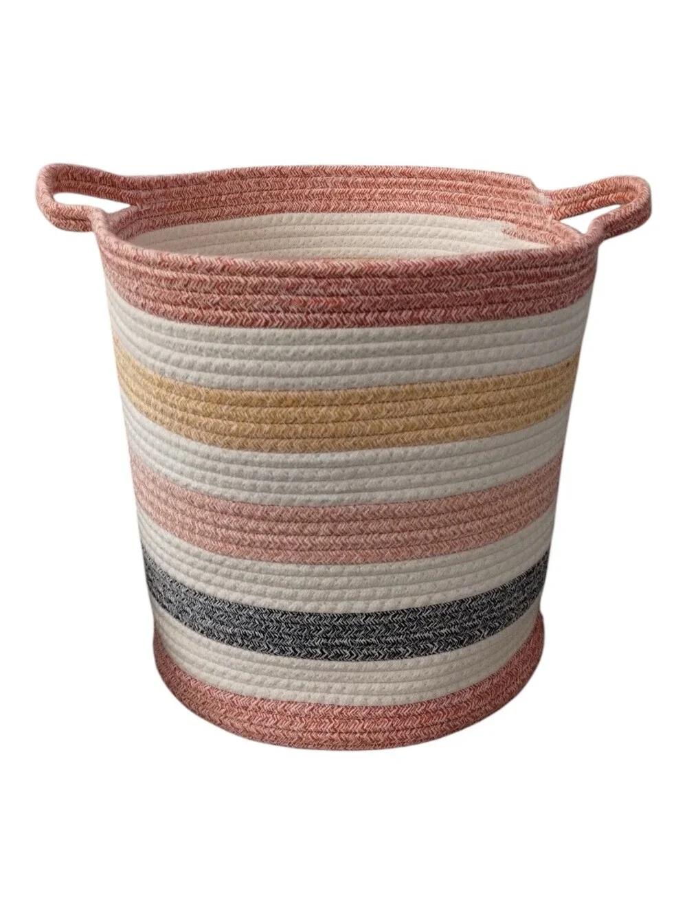 Coiled Rope Storage Bin Pillowfort Medium Striped 13