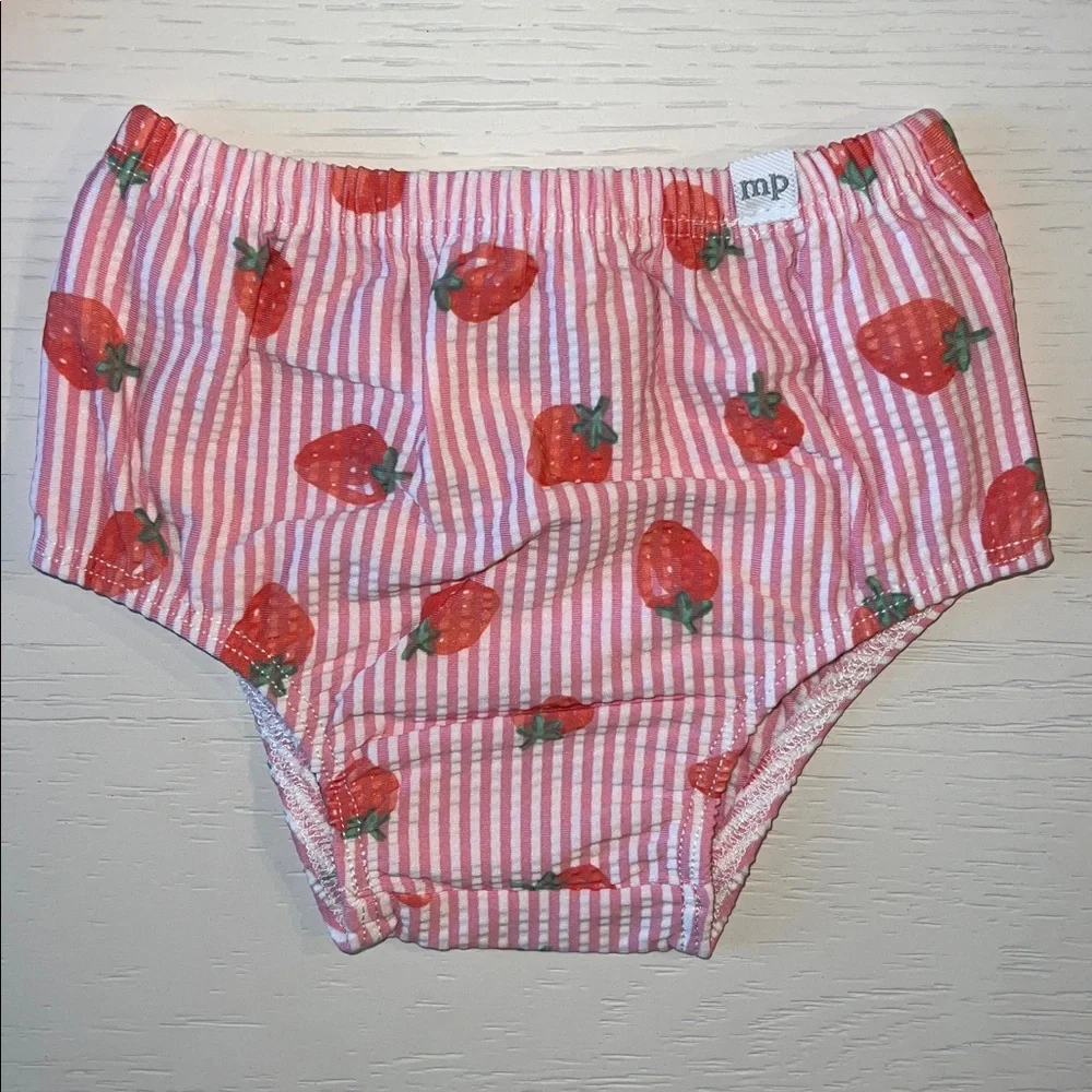 Mud Pie Baby Girl Strawberry Two Piece Swimsuit 3-6 6-9 9-12 12-18 months