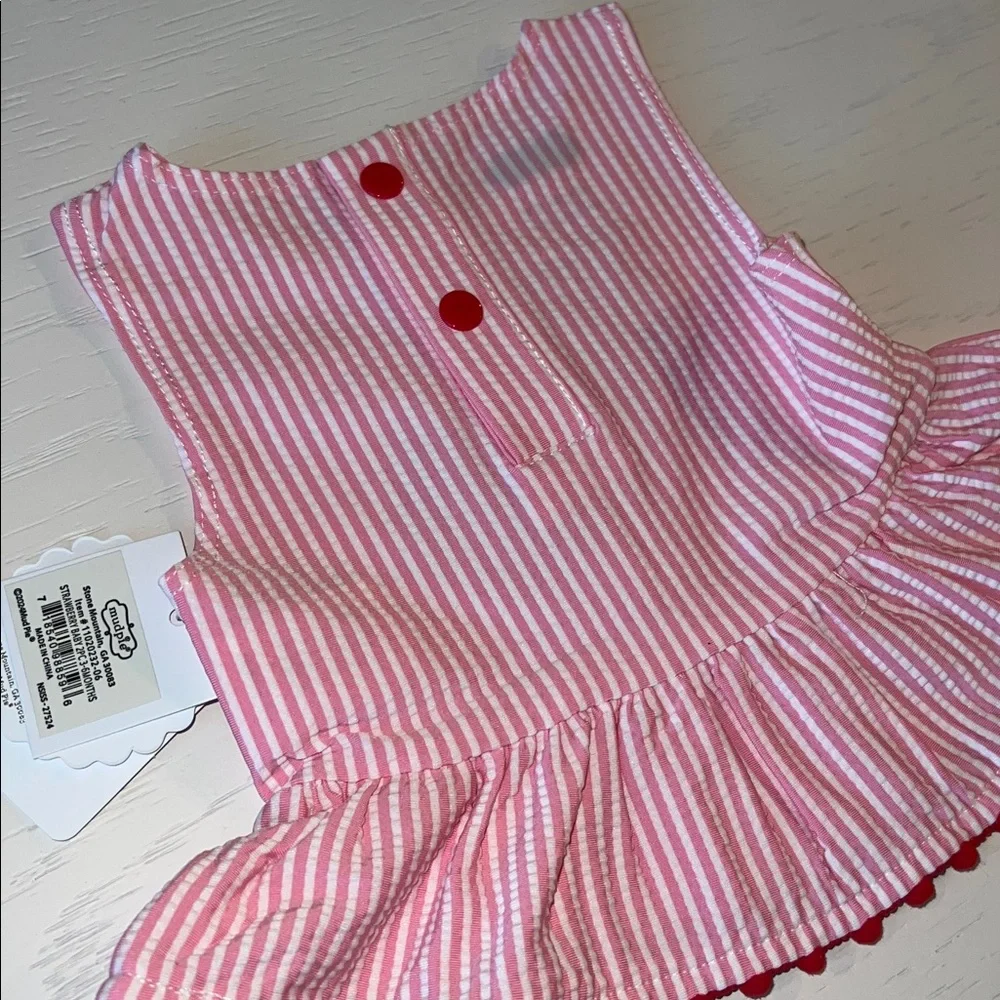 Mud Pie Baby Girl Strawberry Two Piece Swimsuit 3-6 6-9 9-12 12-18 months