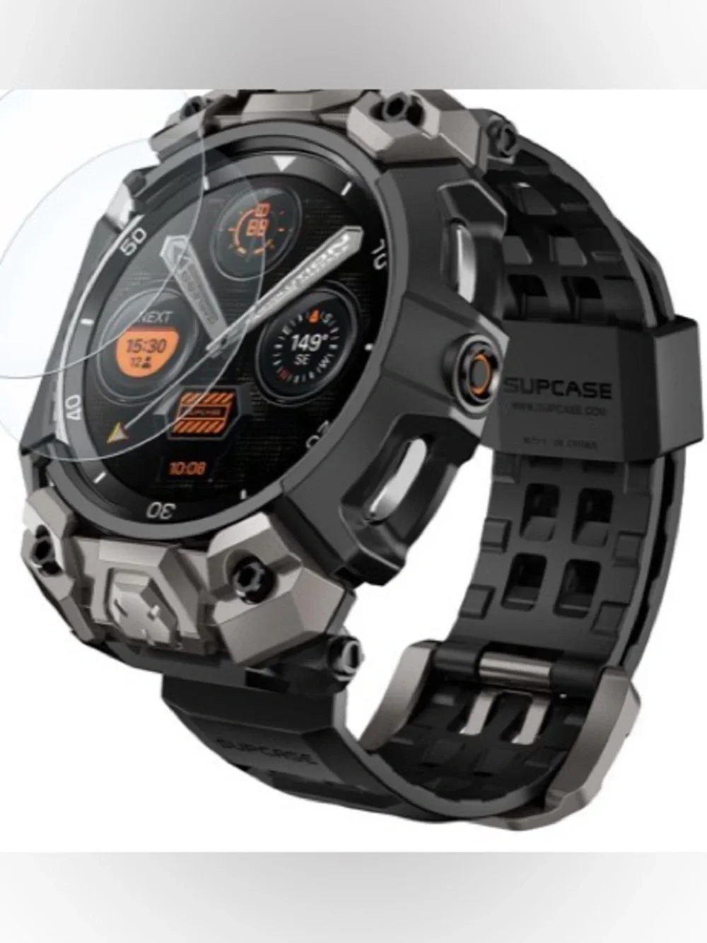 SUPCASE For Samsung Galaxy Watch 8 Classic 46mm Case With Band, Black #36