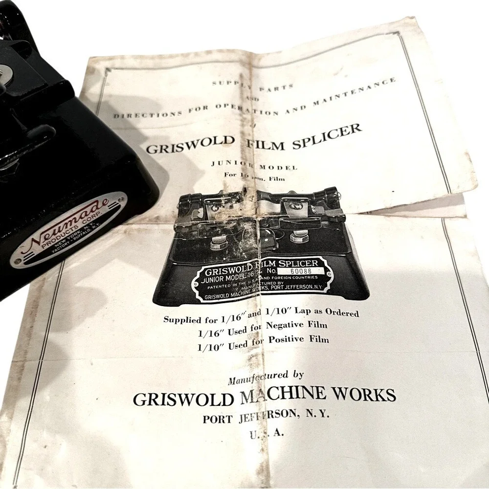 Griswold film splicer
