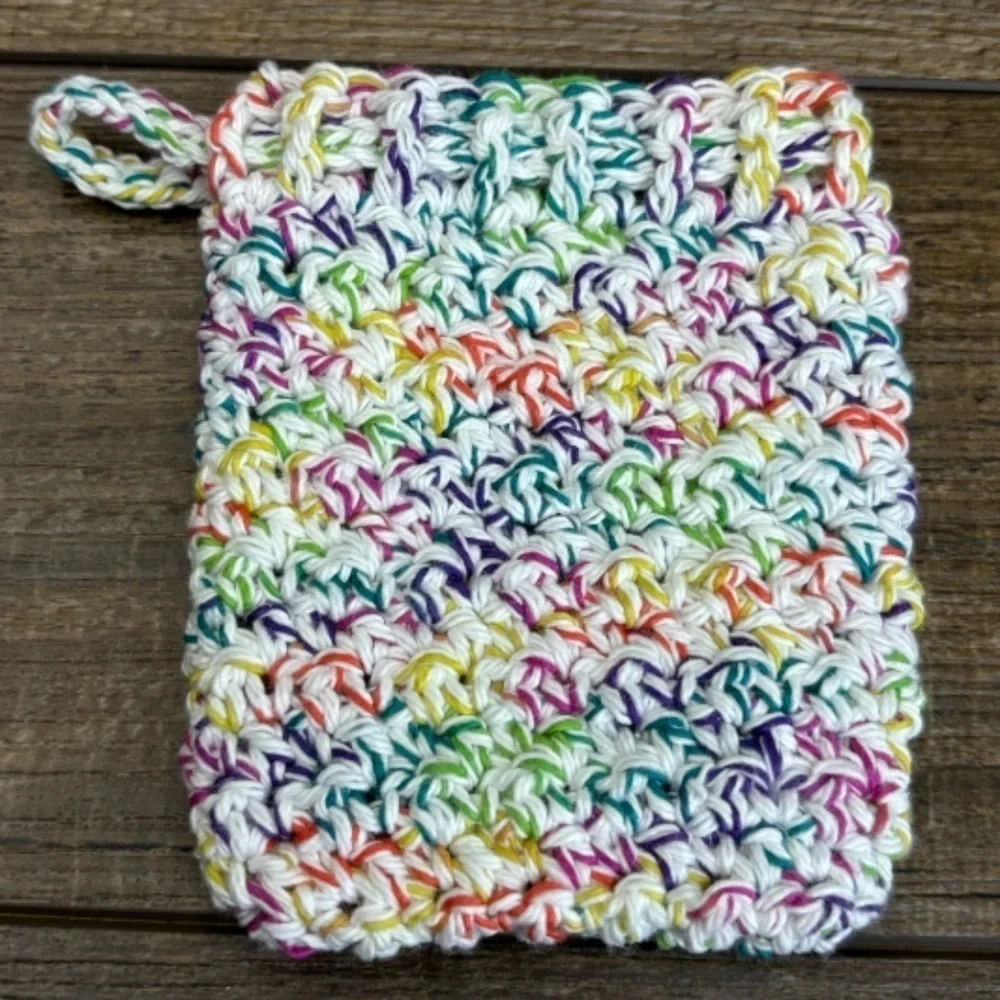 Crochet Bar Soap Saver Cotton Handcrafted Exfoliating Drawstring‎ Pouch Bag