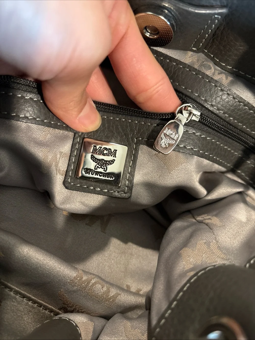MCM authentic gray
