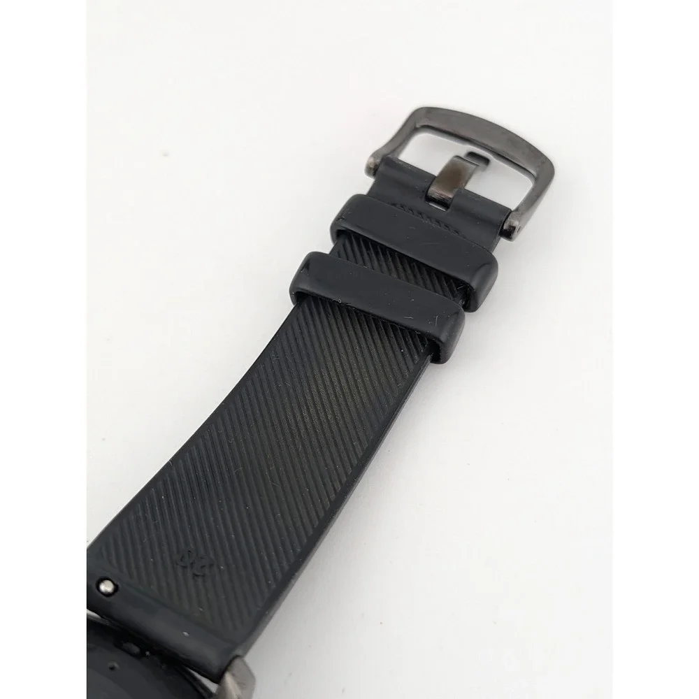 Samsung‎ Smart Watch Gear Sport HR GPS - Black Silicone Band, Working