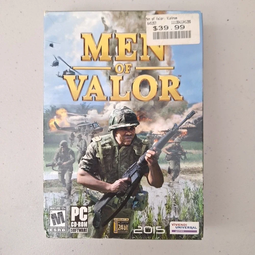 Video‎ Game PC Men of Valor Vietnam 2015 Version Windows CD-ROM Open Box