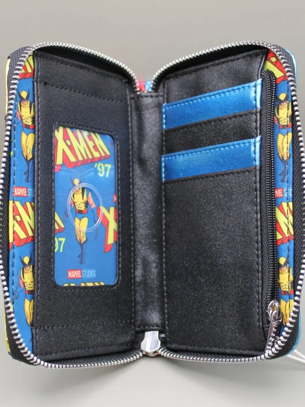 Loungefly Marvel X-Men Wolverine Metallic Cosplay Zip Wallet NWT