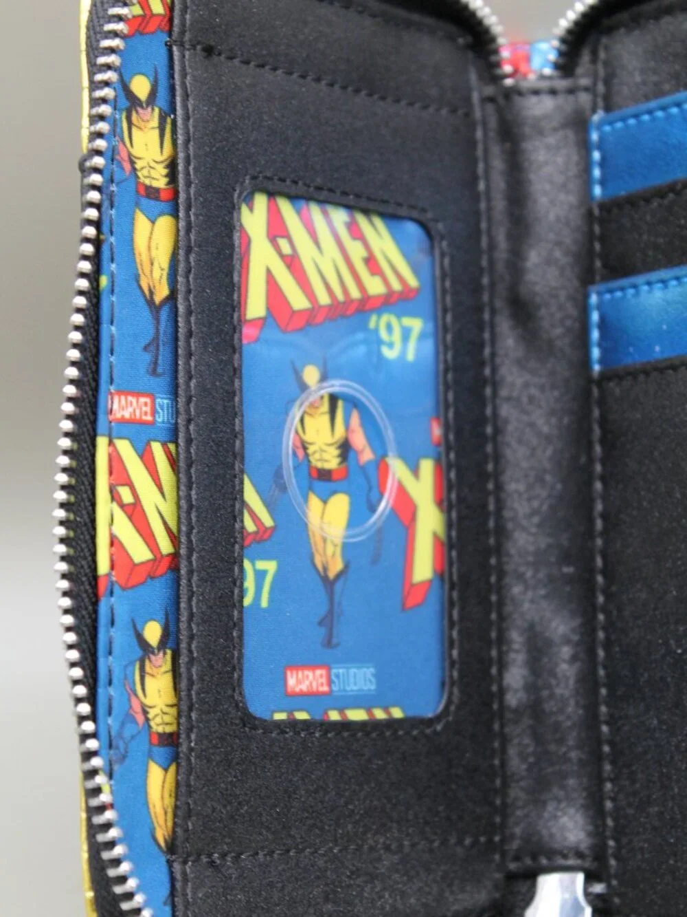 Loungefly Marvel X-Men Wolverine Metallic Cosplay Zip Wallet NWT